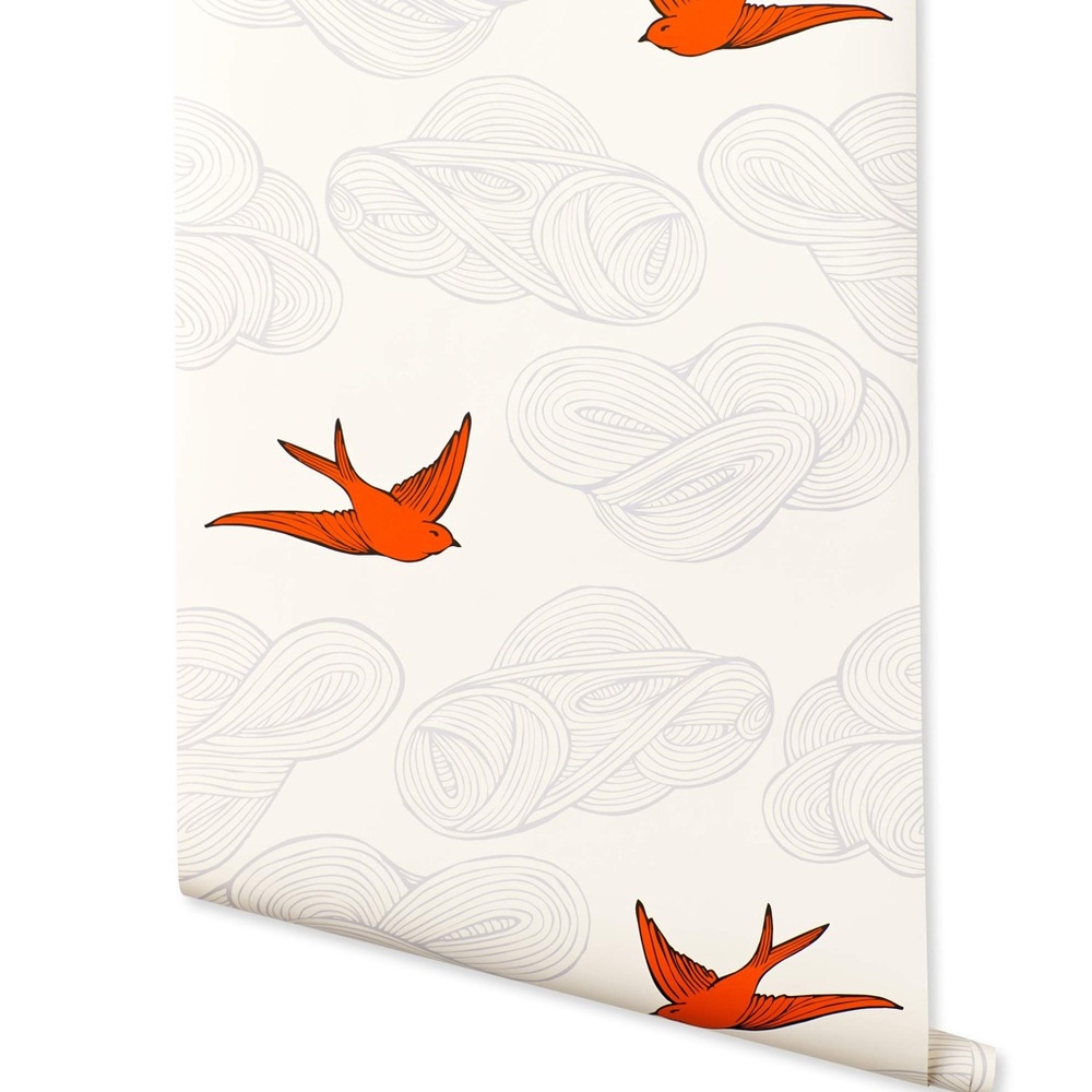 Daydream Wallpaper -Orange -Hygge and West